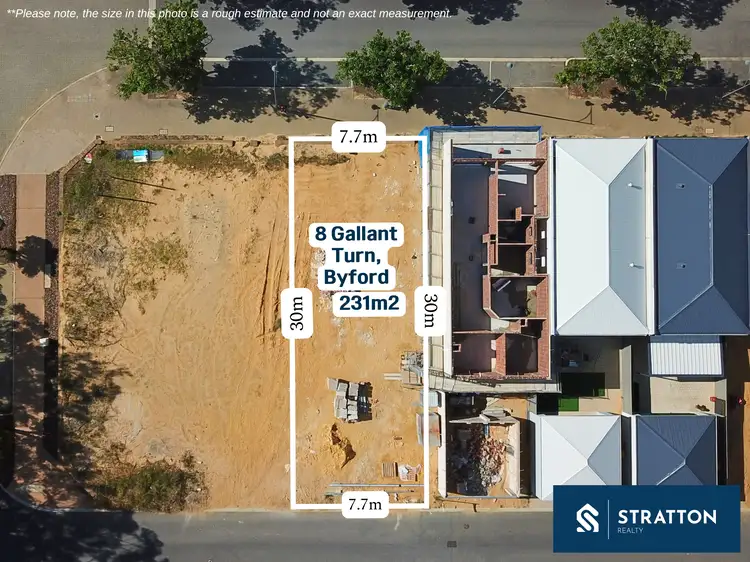 Second view of Homely land listing, 8 Gallant Turn, Byford WA 6122