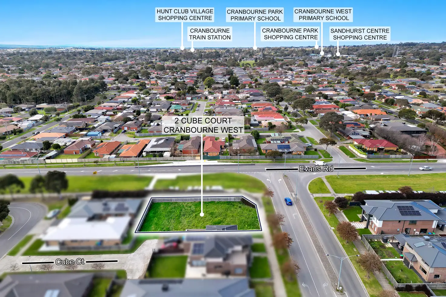 Main view of Homely land listing, 2 Cube Court, Cranbourne West VIC 3977