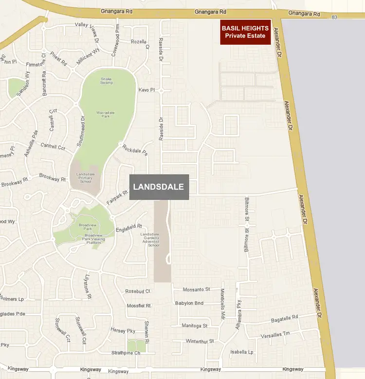Third view of Homely land listing, LOT 146 Basilio Ave, Landsdale WA 6065