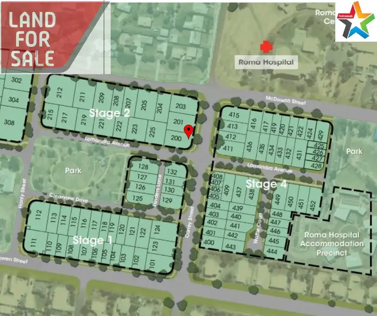 Third view of Homely land listing, LOT 200, 81 Currey Street, Roma QLD 4455