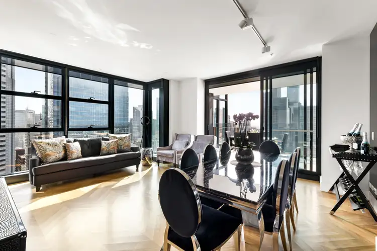 Third view of Homely apartment listing, 3007/27 Little Collins Street, Melbourne VIC 3000