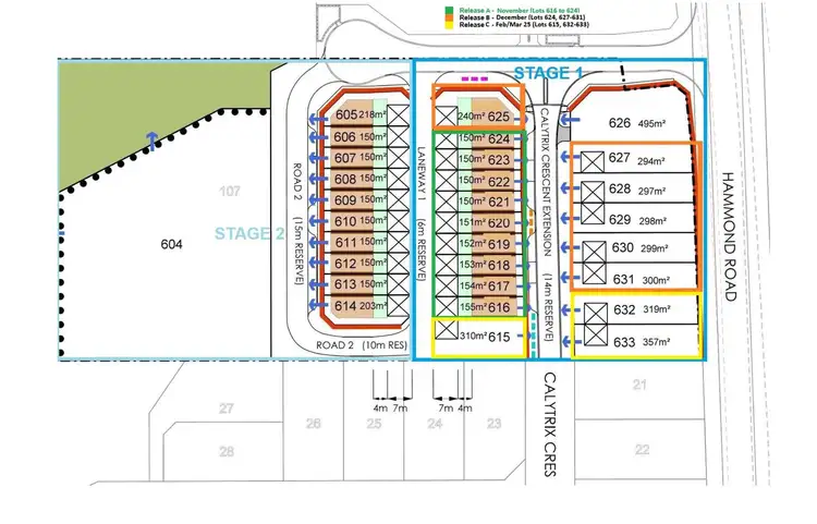 Third view of Homely land listing, LOT 616, 25 Calytrix Crescent, Success WA 6164