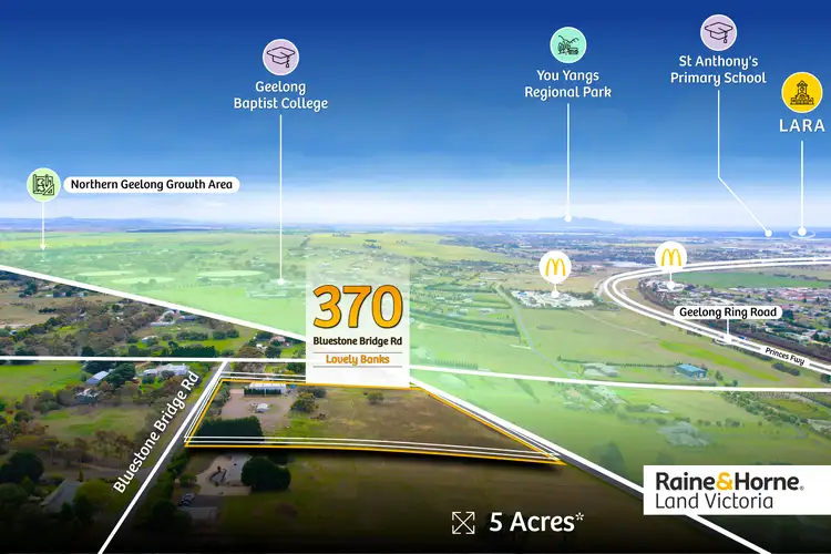 Main view of Homely land listing, 370 Bluestone Bridge Road, Lovely Banks VIC 3213