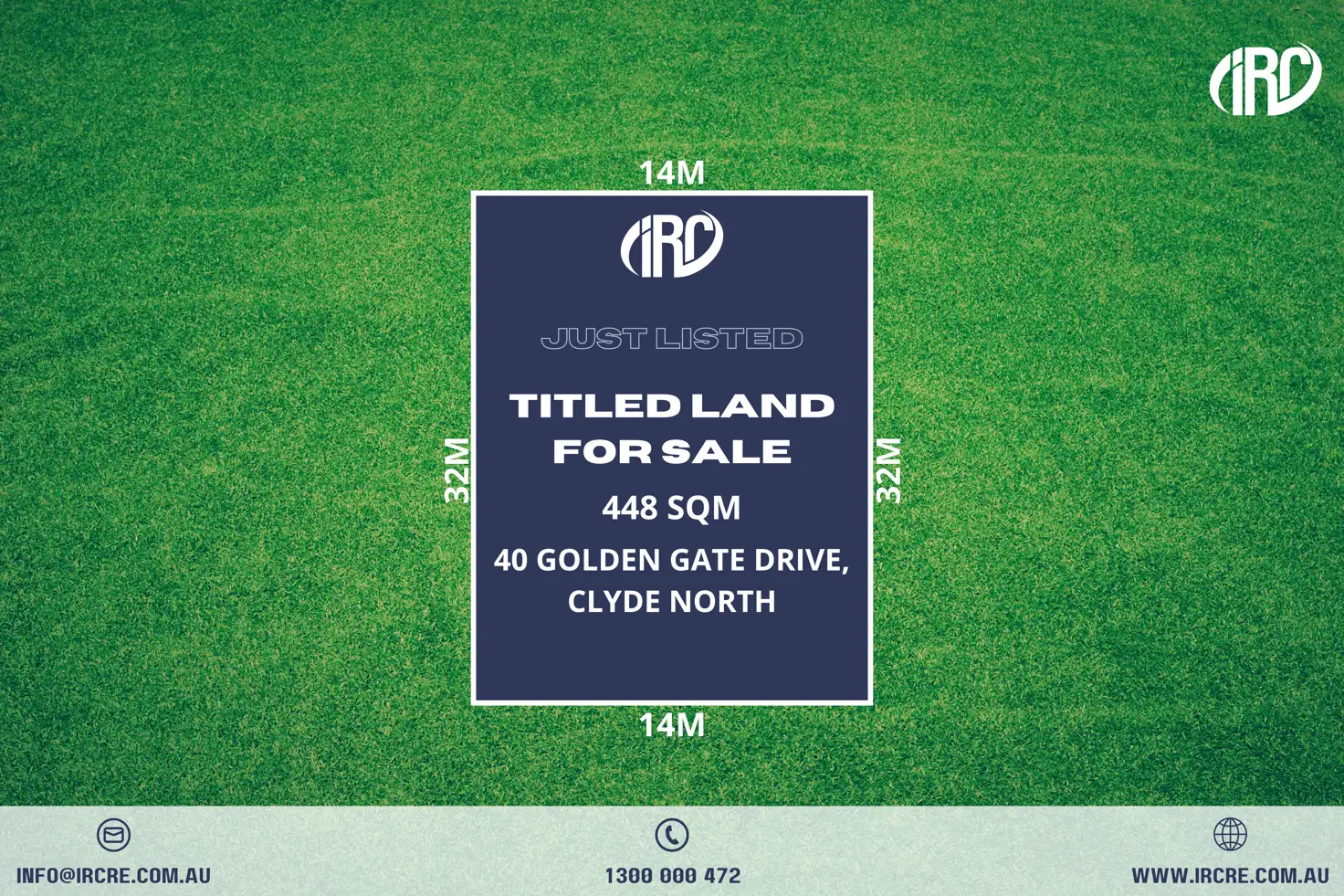Main view of Homely land listing, 40 Golden Gate Drive, Clyde North VIC 3978