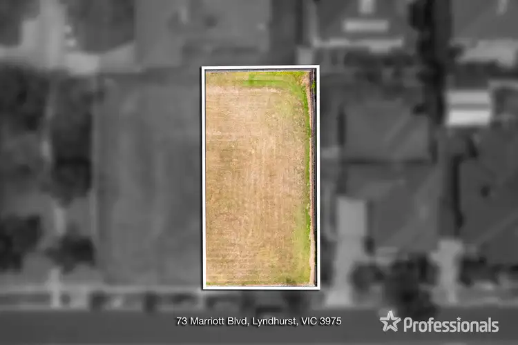 Fifth view of Homely land listing, 73 Marriott Boulevard, Lyndhurst VIC 3975