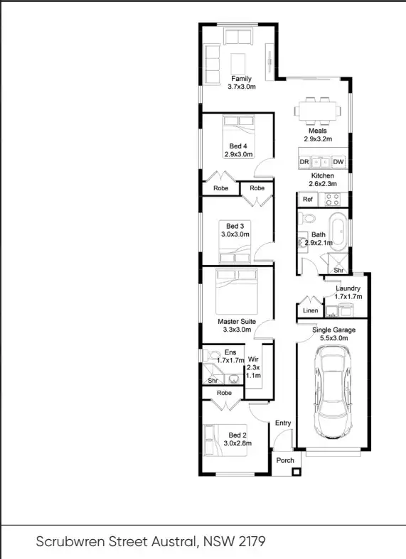 Second view of Homely house listing, 195/scrubwren street, Austral NSW 2179