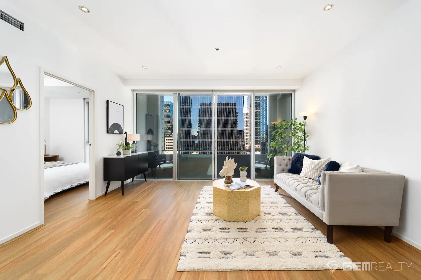 Main view of Homely apartment listing, 1609/620 Collins Street, Melbourne VIC 3000