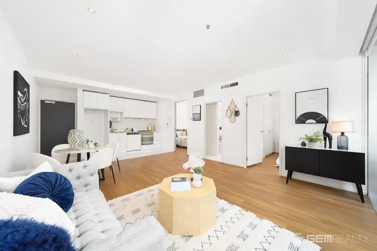 Second view of Homely apartment listing, 1609/620 Collins Street, Melbourne VIC 3000