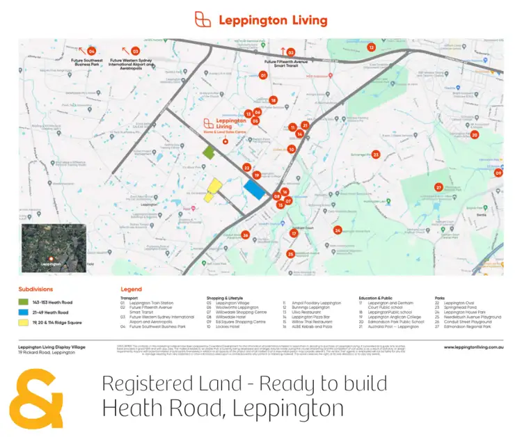 LOT LOT 133, 21-31 Heath Road, Leppington NSW 2179