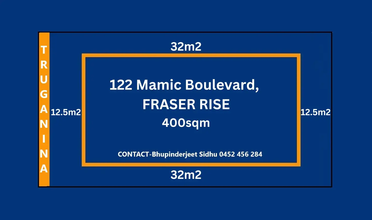 Main view of Homely land listing, 122 Mamic Boulevard, Fraser Rise VIC 3336