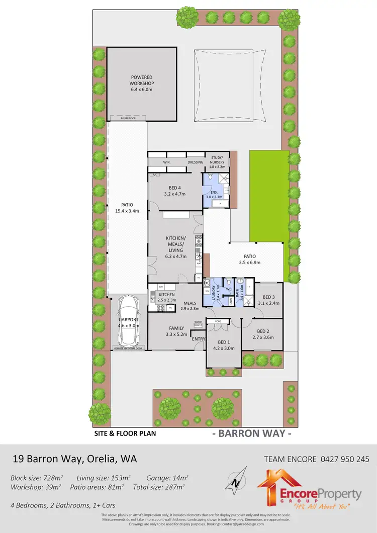 Second view of Homely house listing, 19 Barron Way, Orelia WA 6167