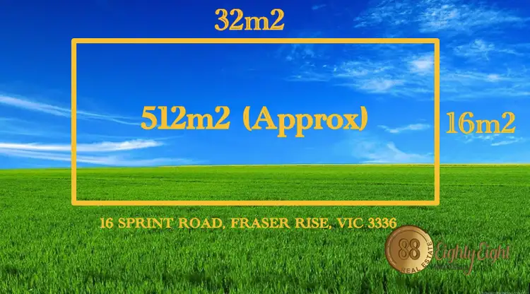 Main view of Homely land listing, 16 Sprint Road, Fraser Rise VIC 3336
