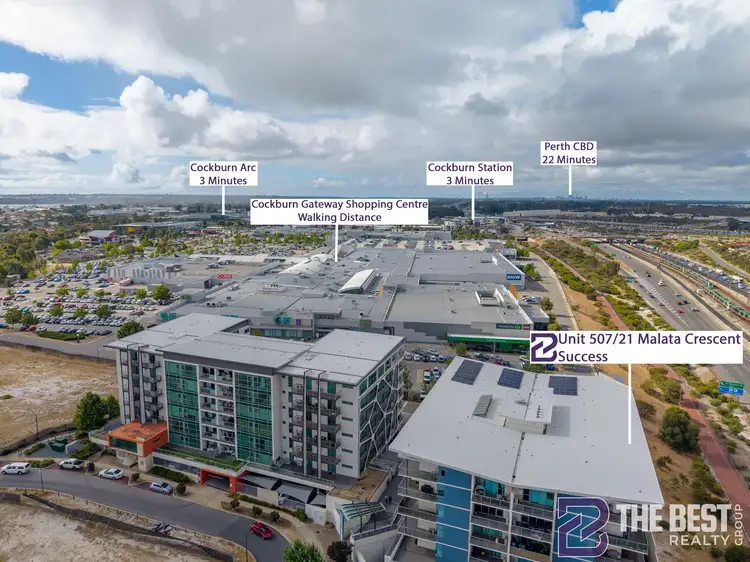 Second view of Homely apartment listing, 507/21 Malata Crescent, Success WA 6164