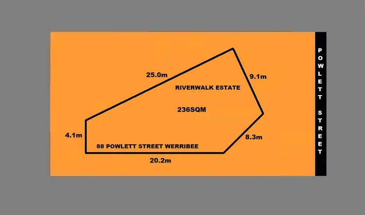 Main view of Homely land listing, 88 Powlett St, Werribee VIC 3030