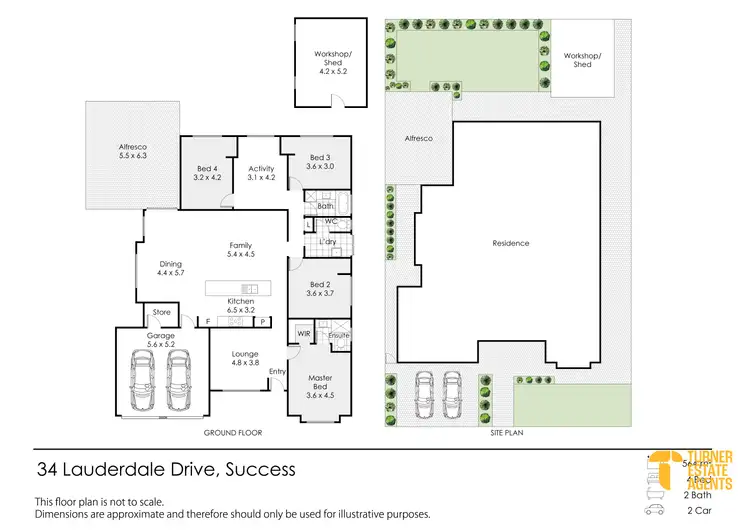 Third view of Homely house listing, 34 Lauderdale Drive, Success WA 6164