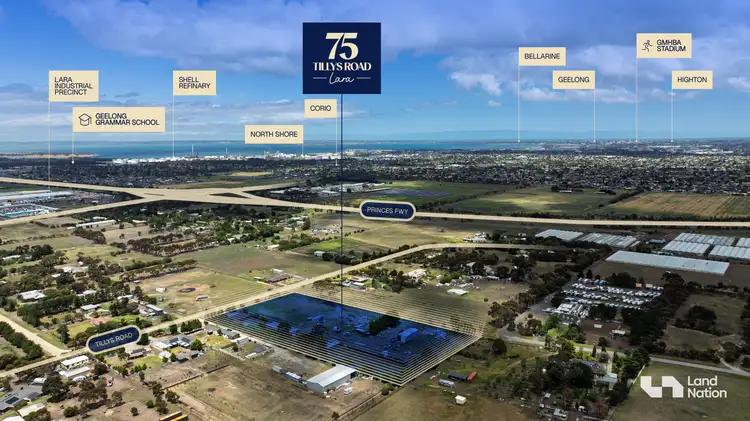 Main view of Homely land listing, 75 Tillys Road, Lara VIC 3212