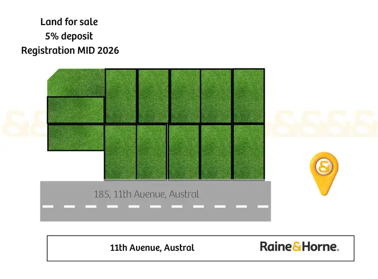 Main view of Homely land listing, LOT xx, 185 Eleventh Avenue, Austral NSW 2179