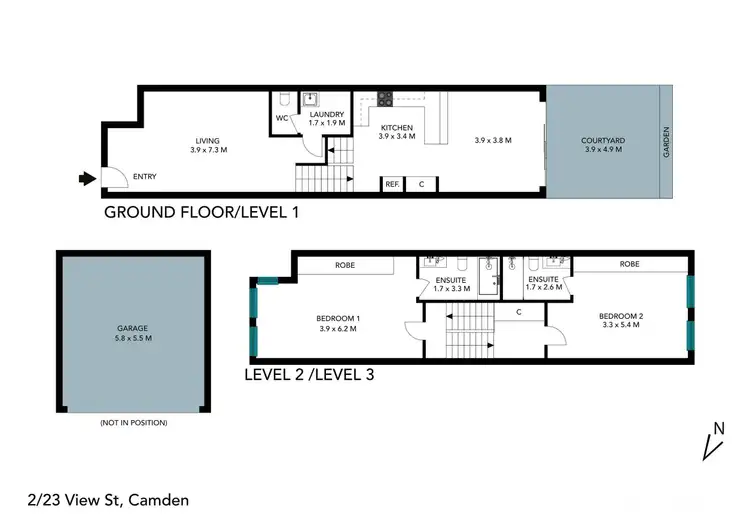 Seventh view of Homely townhouse listing, 2/23 View Street, Camden NSW 2570