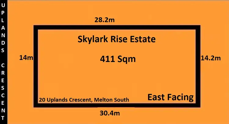 Main view of Homely land listing, 20 Uplands Crescent, Melton South VIC 3338