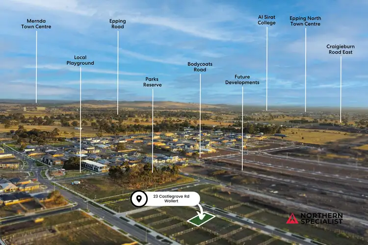Second view of Homely land listing, 23 Castlegrove Rd, Wollert VIC 3750