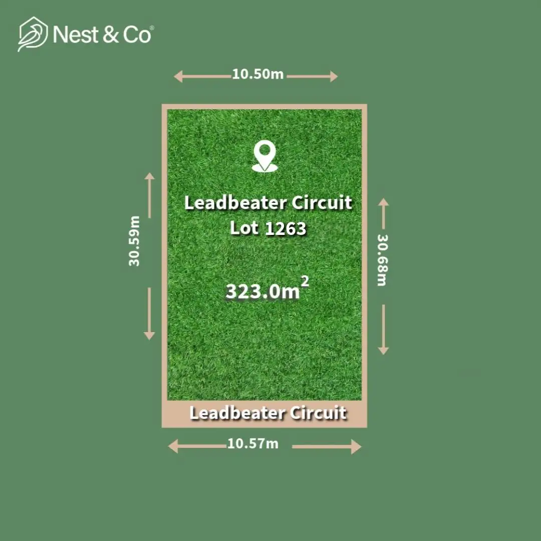 Main view of Homely land listing, LOT 1263 Leadbeater Circuit, Beveridge VIC 3753