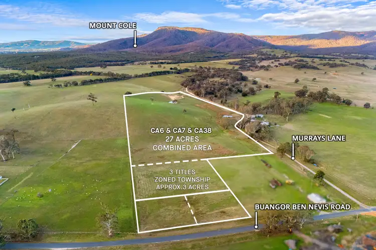 Main view of Homely land listing, CA 1 & CA 6 Buangor -Ben Nevis Road, Warrak VIC 3377