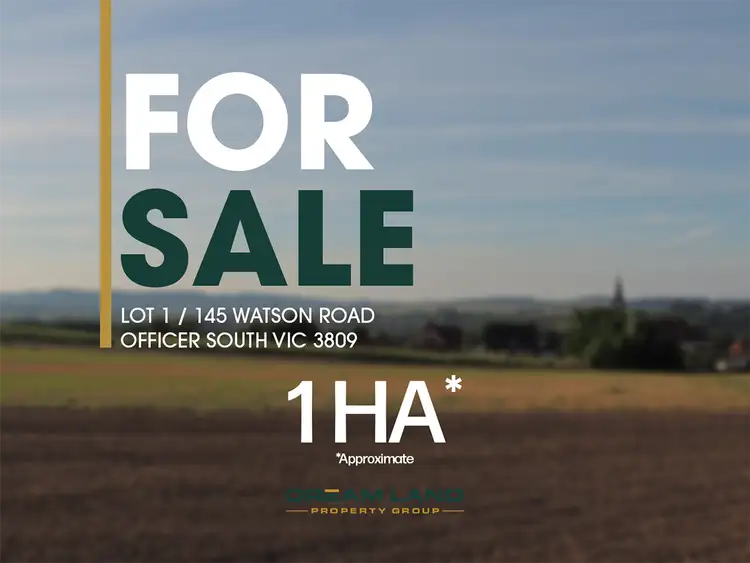 Main view of Homely land listing, LOT 1, 145 Watson Road, Officer South VIC 3809