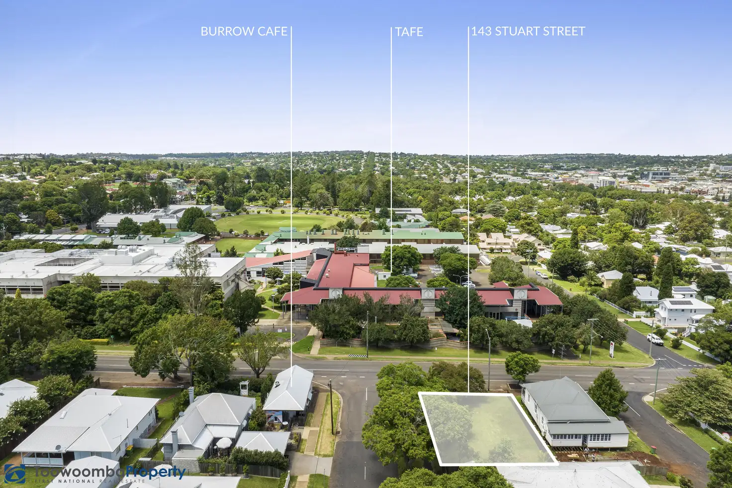 Main view of Homely land listing, 143 Stuart Street, North Toowoomba QLD 4350