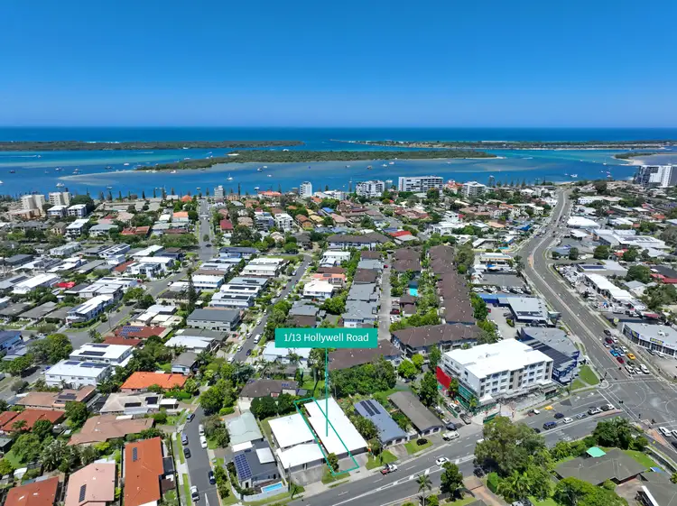 Main view of Homely semi-detached listing, 1/13 Hollywell Road, Biggera Waters QLD 4216