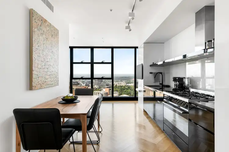 Second view of Homely apartment listing, 2802/27 Little Collins Street, Melbourne VIC 3000