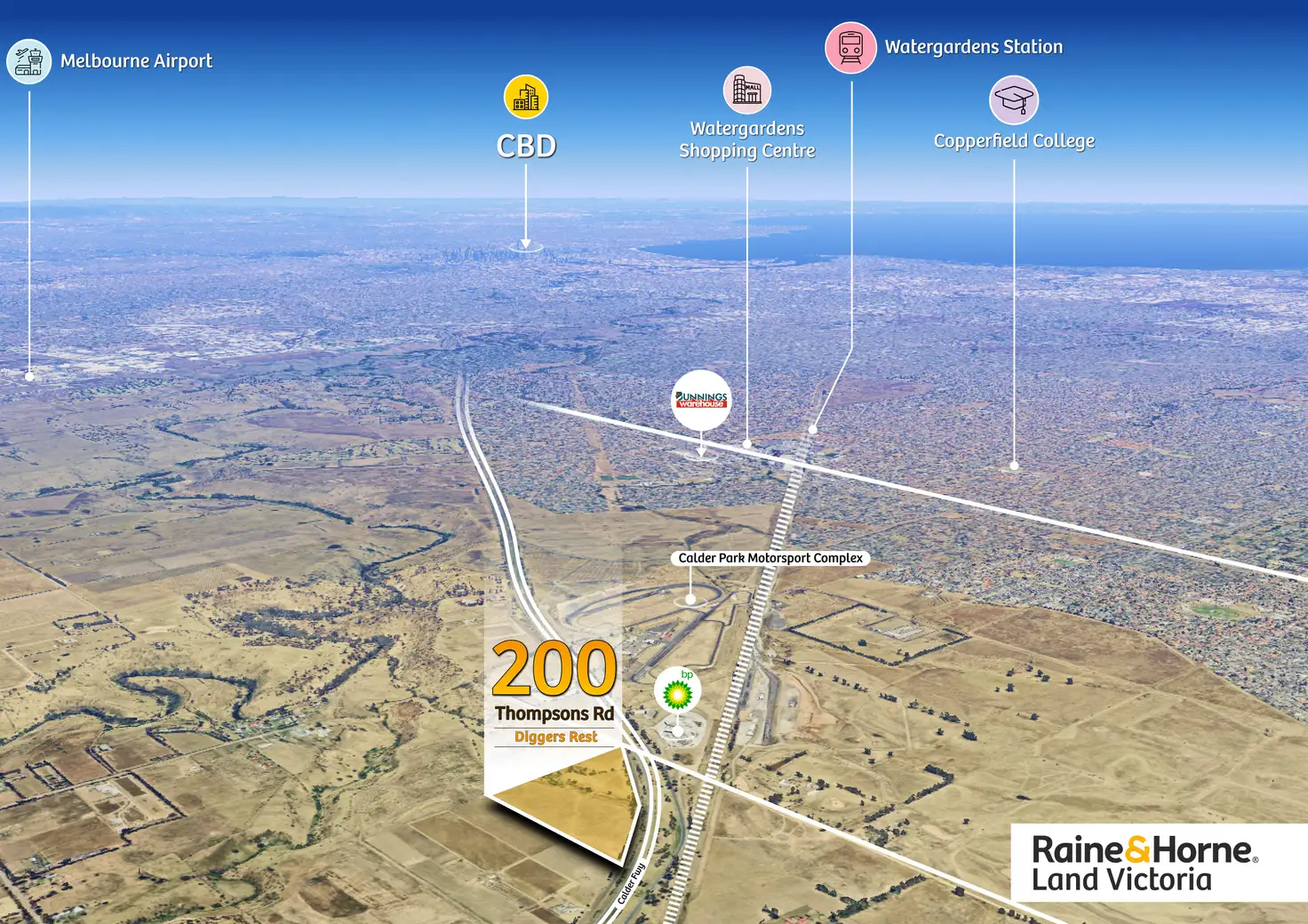 Main view of Homely land listing, 200 Thompsons Road, Diggers Rest VIC 3427