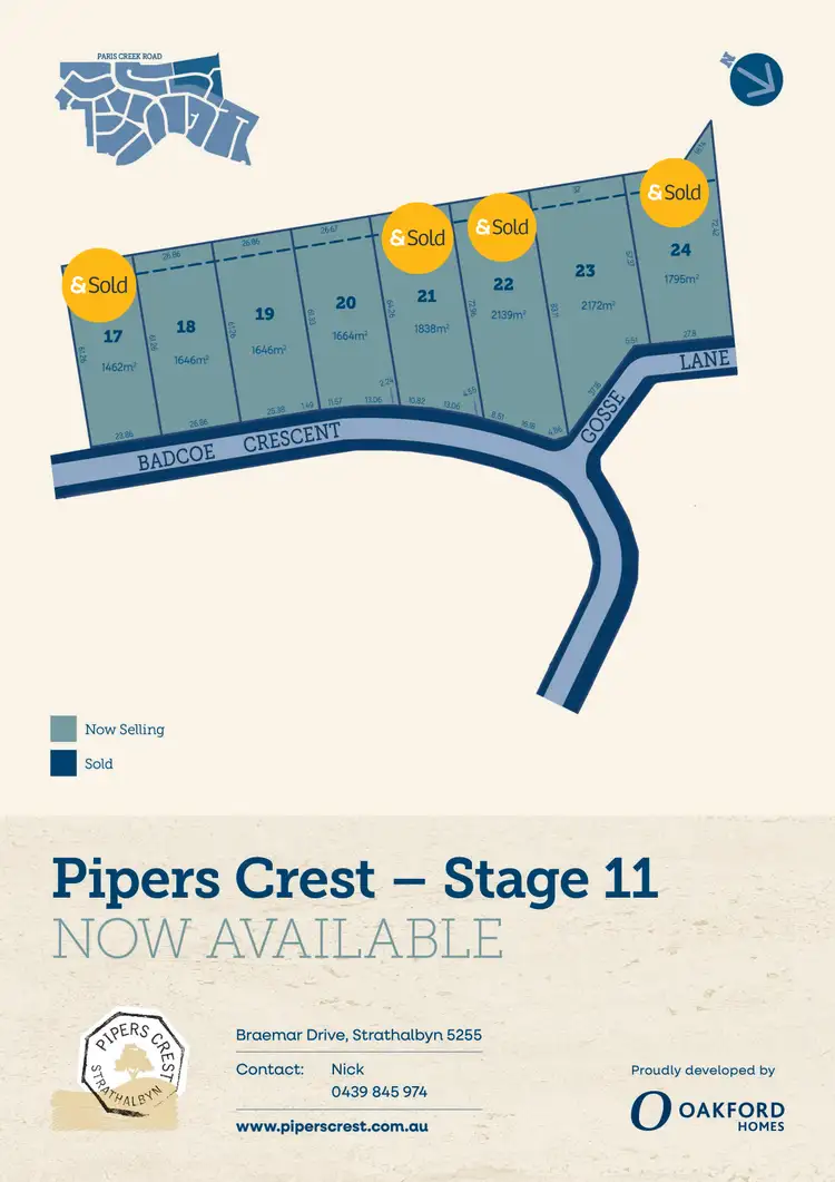 Third view of Homely land listing, A20 Badcoe Crescent, Strathalbyn SA 5255