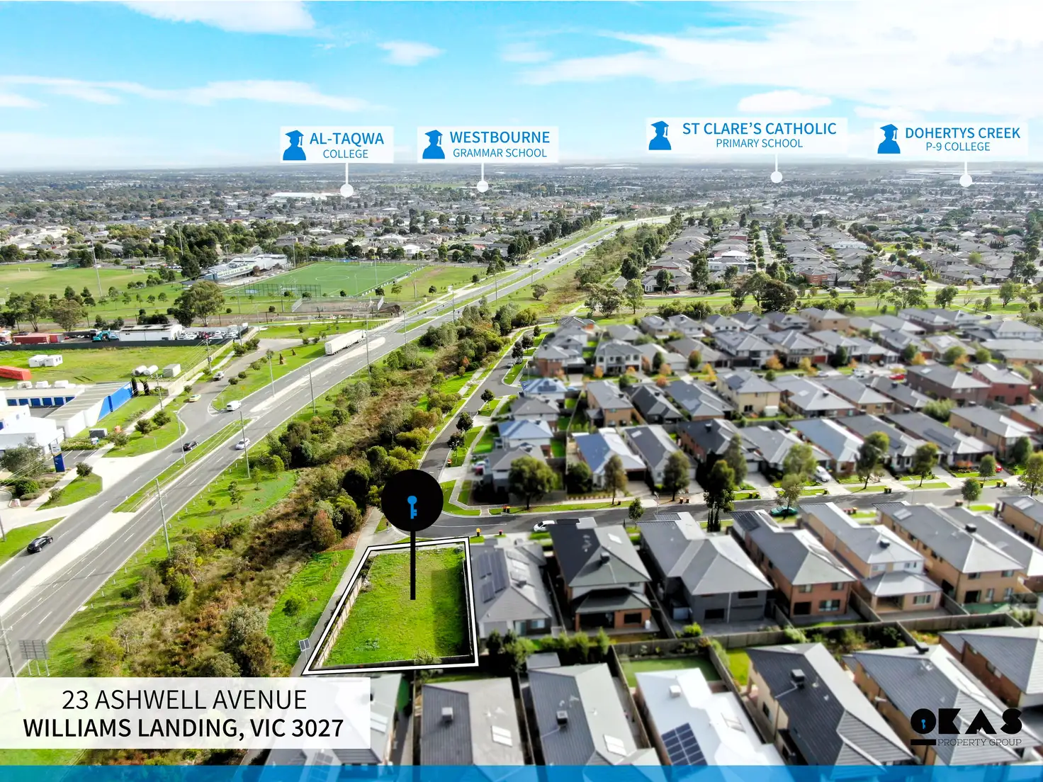 Main view of Homely land listing, 23 Ashwell Avenue, Williams Landing VIC 3027