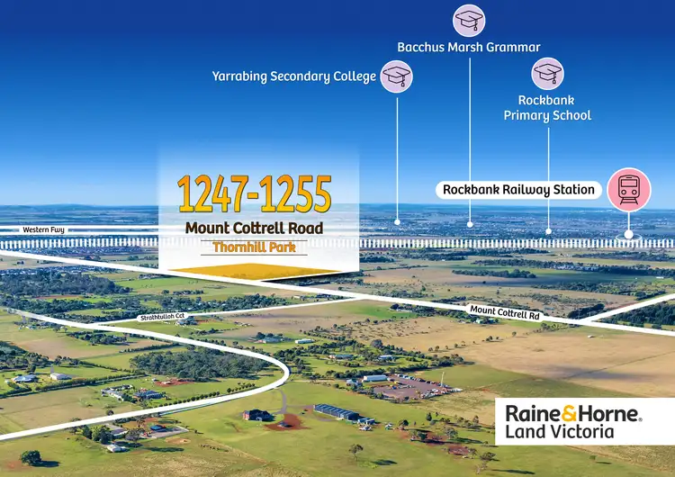 Main view of Homely rural property listing, 1247-1255 Mount Cottrell Road, Thornhill Park VIC 3335
