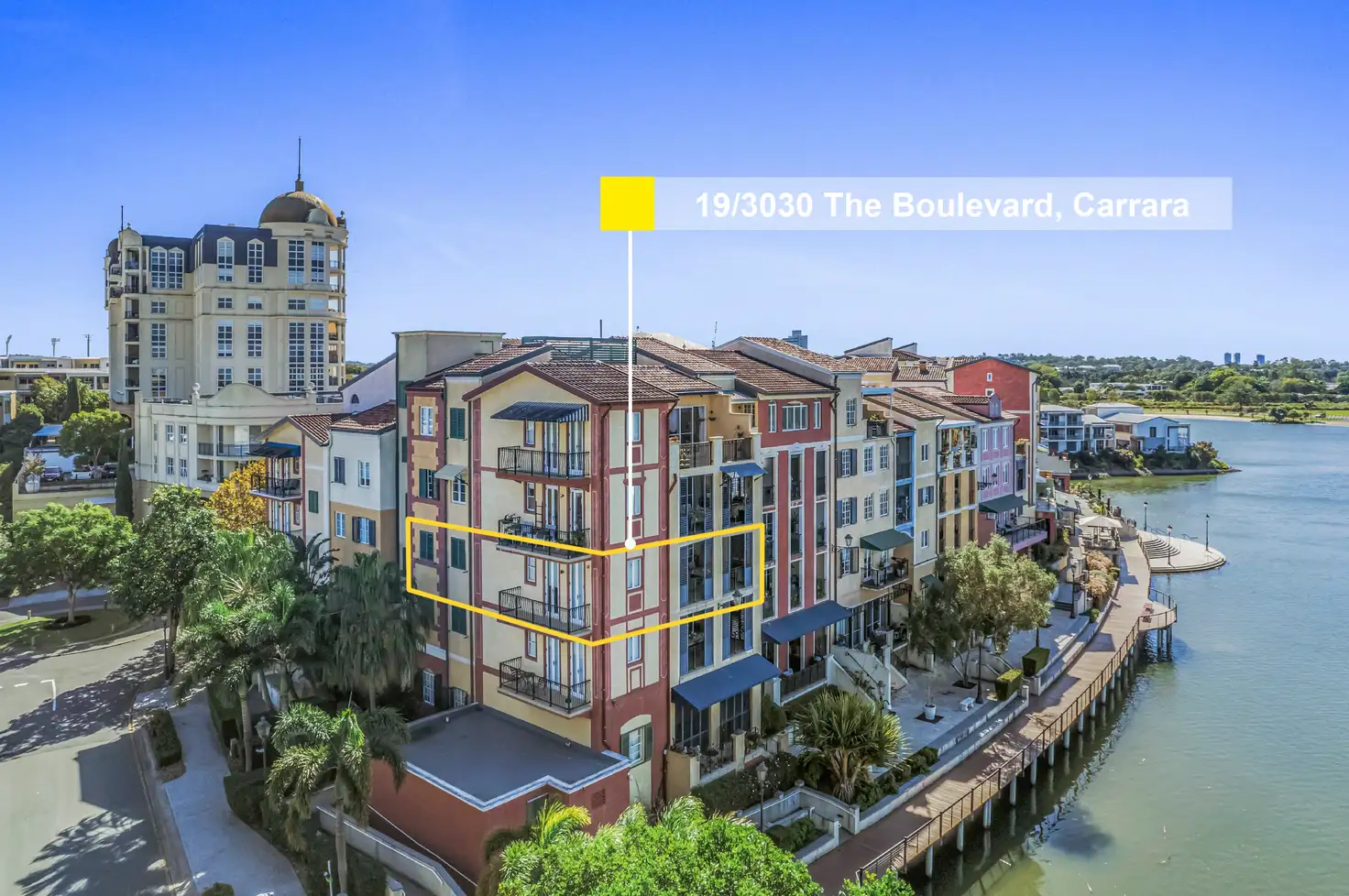 Main view of Homely apartment listing, 19/3030 The Boulevard, Carrara QLD 4211