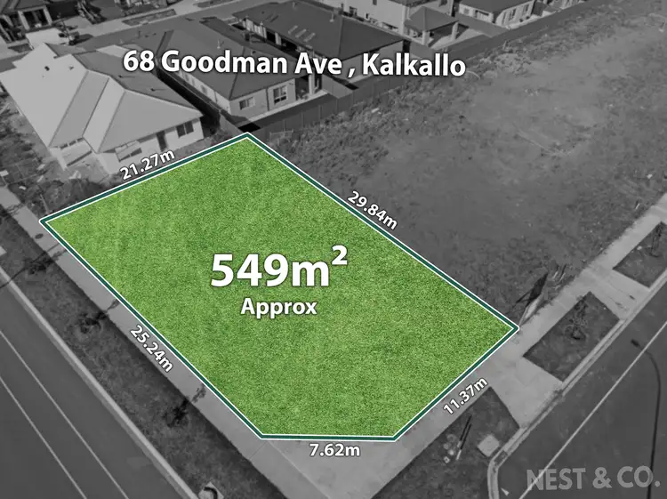 Main view of Homely land listing, 68 Goodman Avenue, Kalkallo VIC 3064