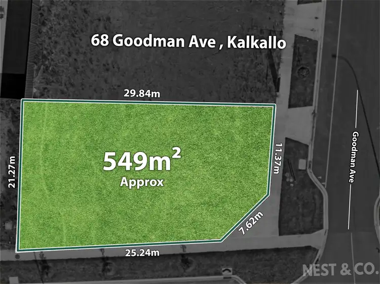 Second view of Homely land listing, 68 Goodman Avenue, Kalkallo VIC 3064