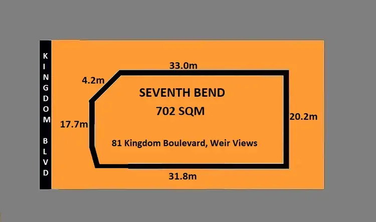Main view of Homely land listing, 81 Kingdom Boulevard, Weir Views VIC 3338
