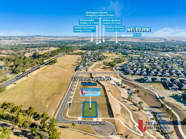 Second view of Homely land listing, 25 THORNAPPLE PLACE, Wallan VIC 3756