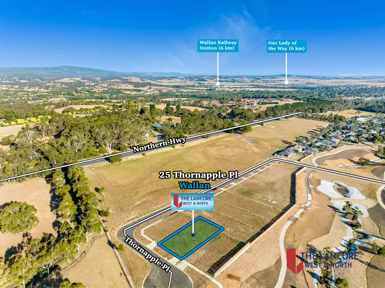 Third view of Homely land listing, 25 THORNAPPLE PLACE, Wallan VIC 3756