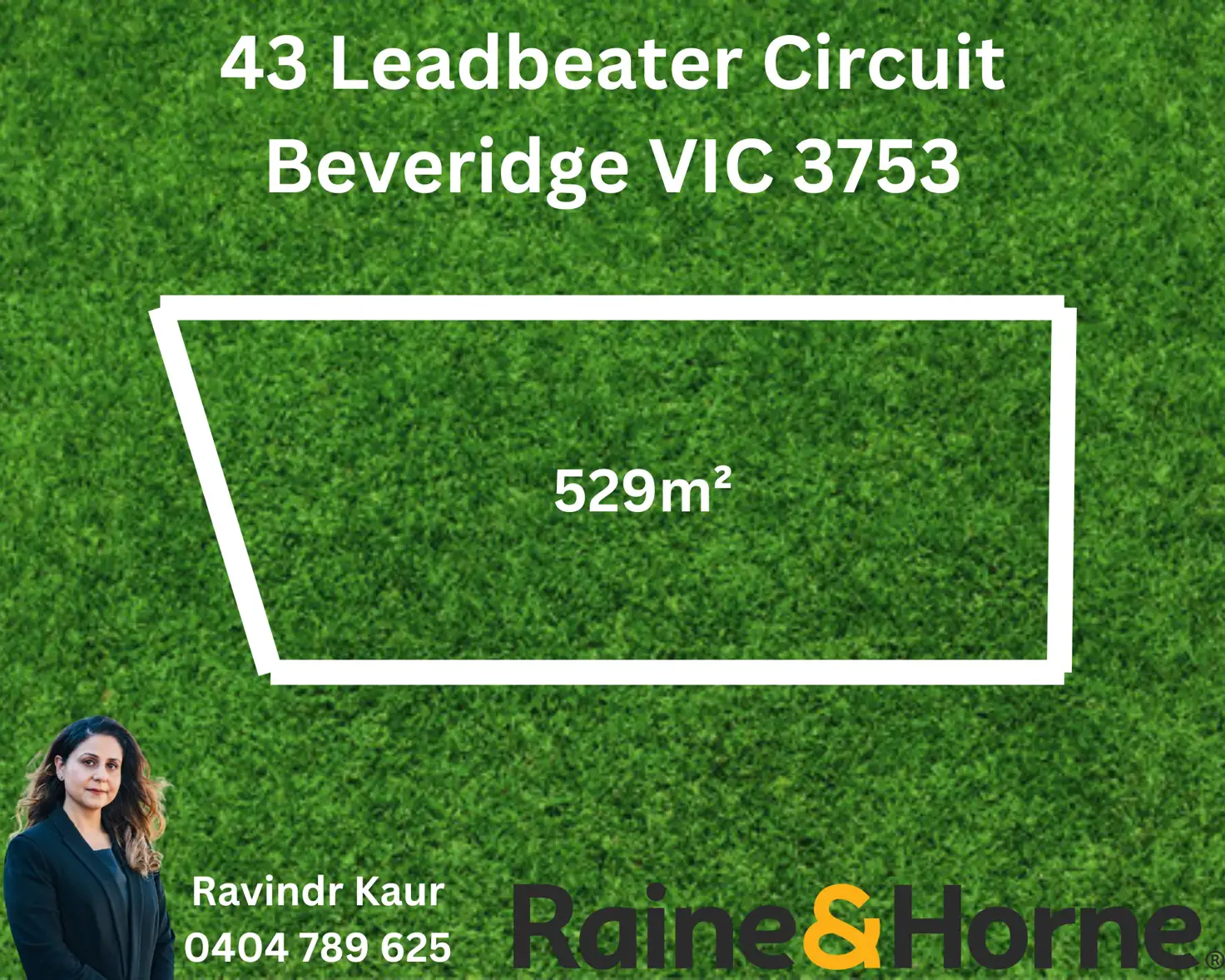 Main view of Homely land listing, 43 Leadbeater Circuit, Beveridge VIC 3753