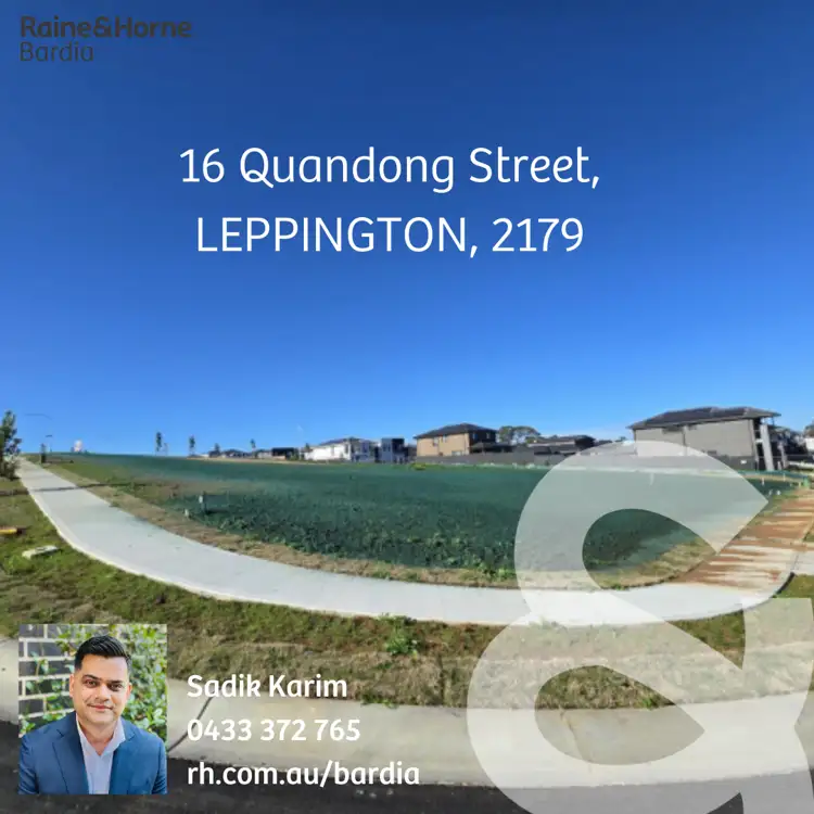 Main view of Homely land listing, 16 Quandong Street, Leppington NSW 2179