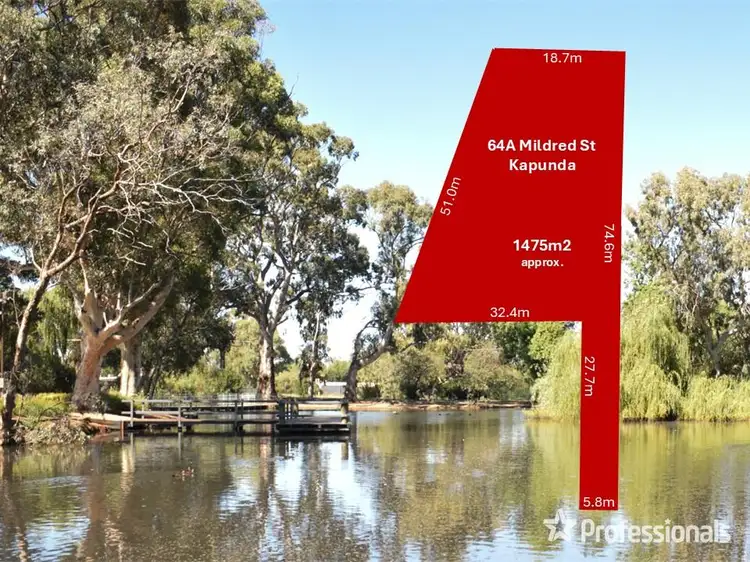 Main view of Homely land listing, 64A Mildred Street, Kapunda SA 5373