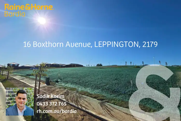 Main view of Homely land listing, 16 Boxthorn Avenue, Leppington NSW 2179