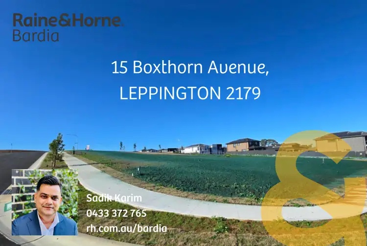 Main view of Homely land listing, 15 Boxthorn Avenue, Leppington NSW 2179