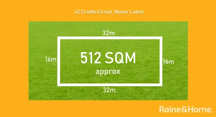 Main view of Homely land listing, 42 Cradle Circuit, Manor Lakes VIC 3024