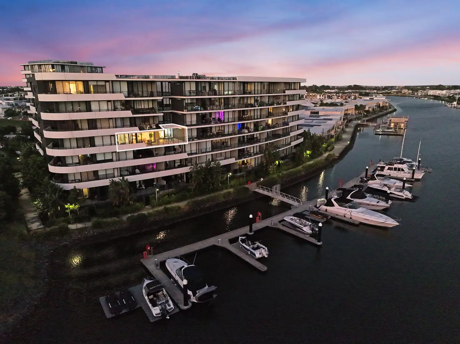 Main view of Homely apartment listing, 1406/1 Grant Avenue, Hope Island QLD 4212