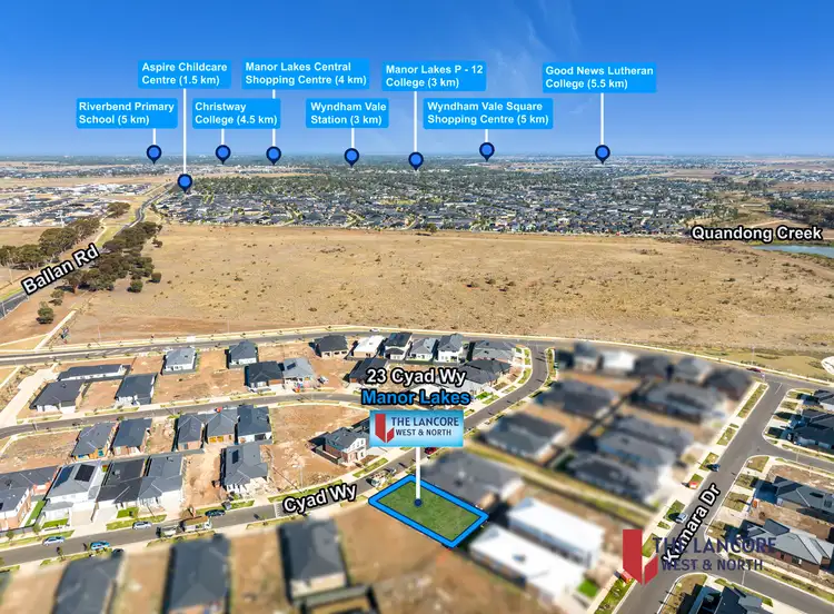 Main view of Homely land listing, 23 Cyad Way, Manor Lakes VIC 3024