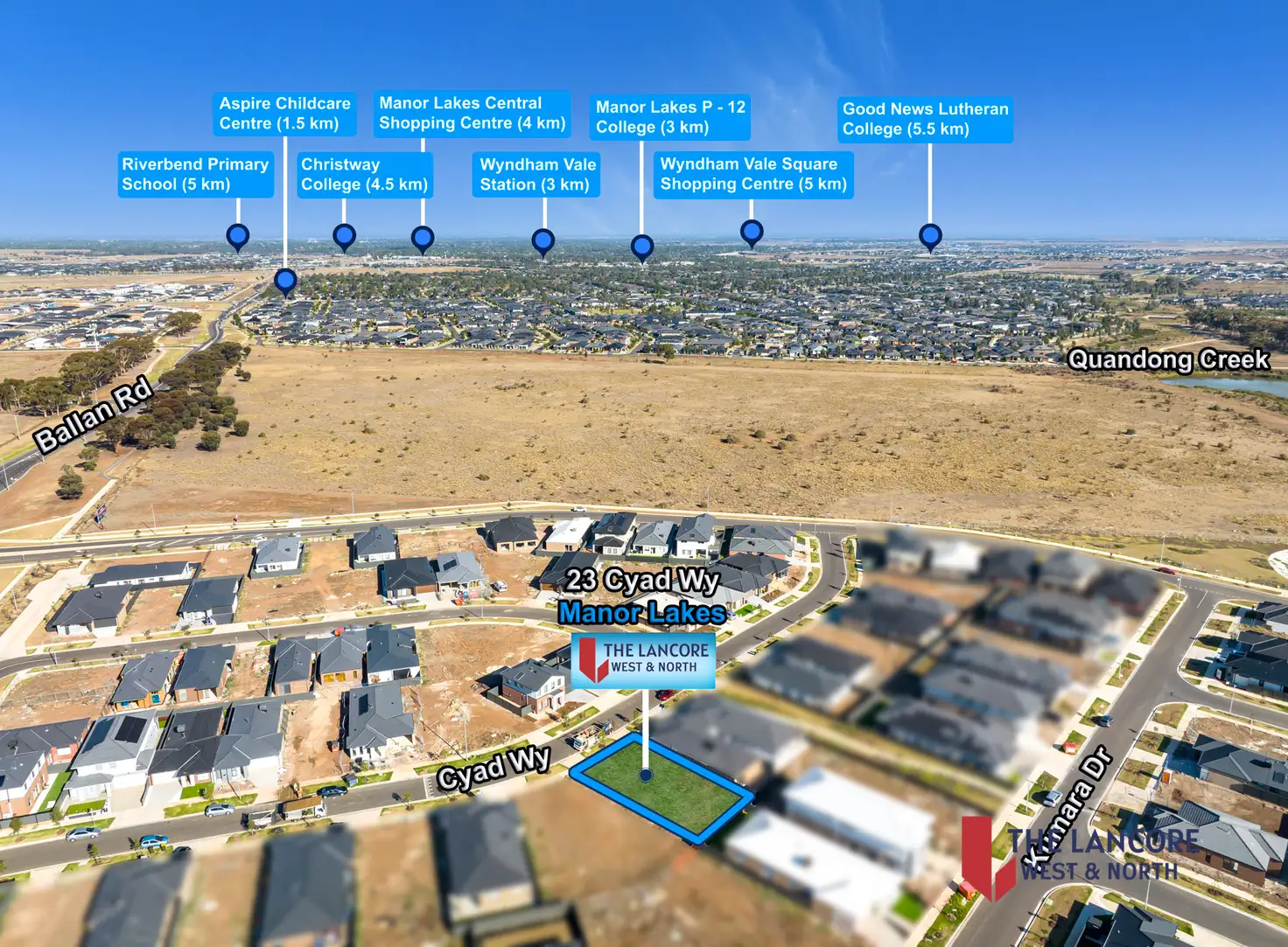 Main view of Homely land listing, 23 Cyad Way, Manor Lakes VIC 3024