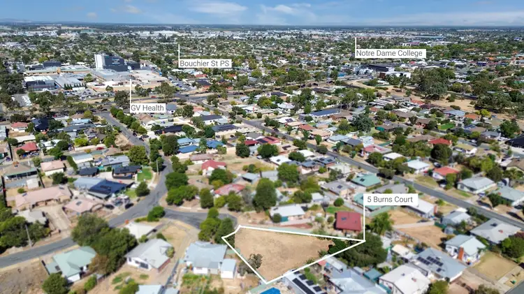 Main view of Homely land listing, 5 Burns Court, Shepparton VIC 3630